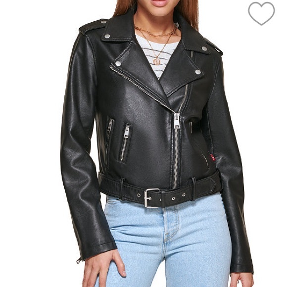Levi's Jackets & Blazers - Levi’s Black leather jacket. Size xs. Brand new never worn